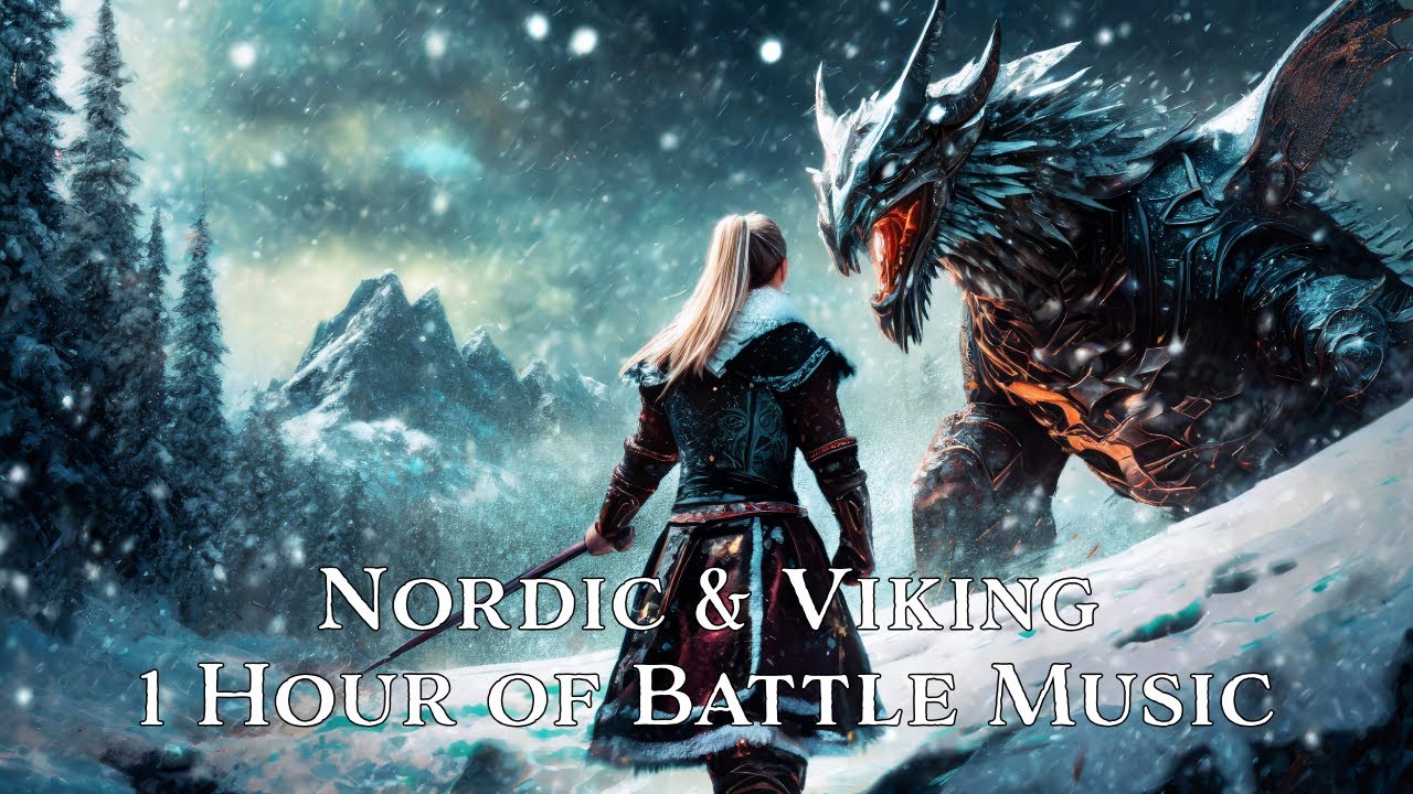 1-Hour Nordic & Viking Battle Music Mix | Tabletop/RPG/D&D Battle & Combat Music | Loop