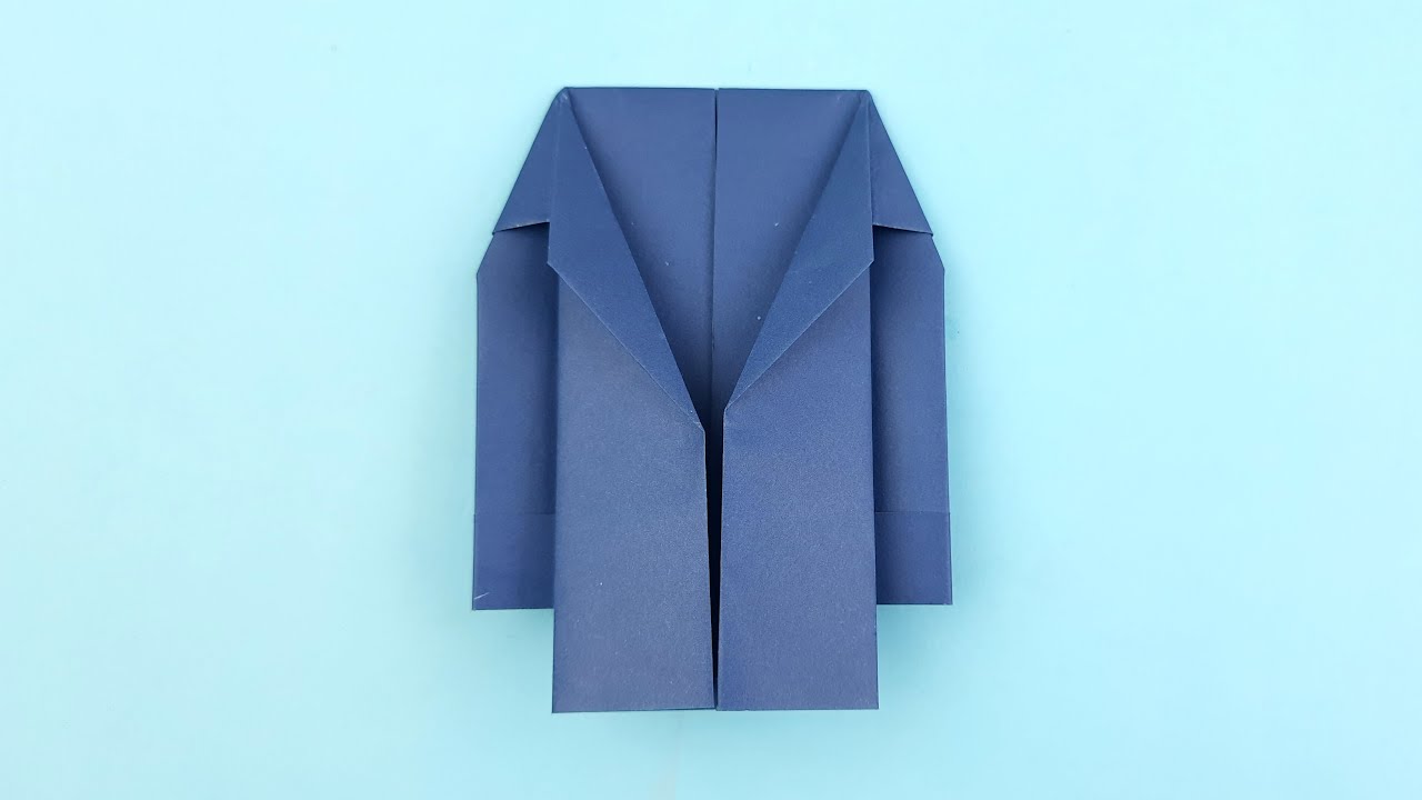 Origami Coat Easy || How to Make a Paper Coat