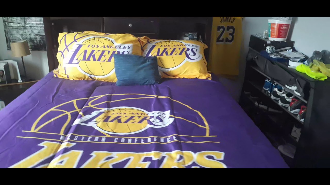 My Lakers bedroom update.