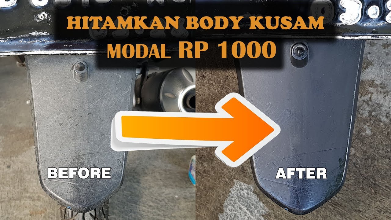 Cara Kilapkan dan Hitamkan Body Kasar / Doff Sepeda Motor yang Kusam || Vario 125 150 NMAX Beat PCX