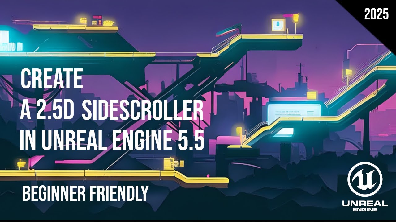 Create a 2.5D Sidescroller in Unreal Engine 5.5