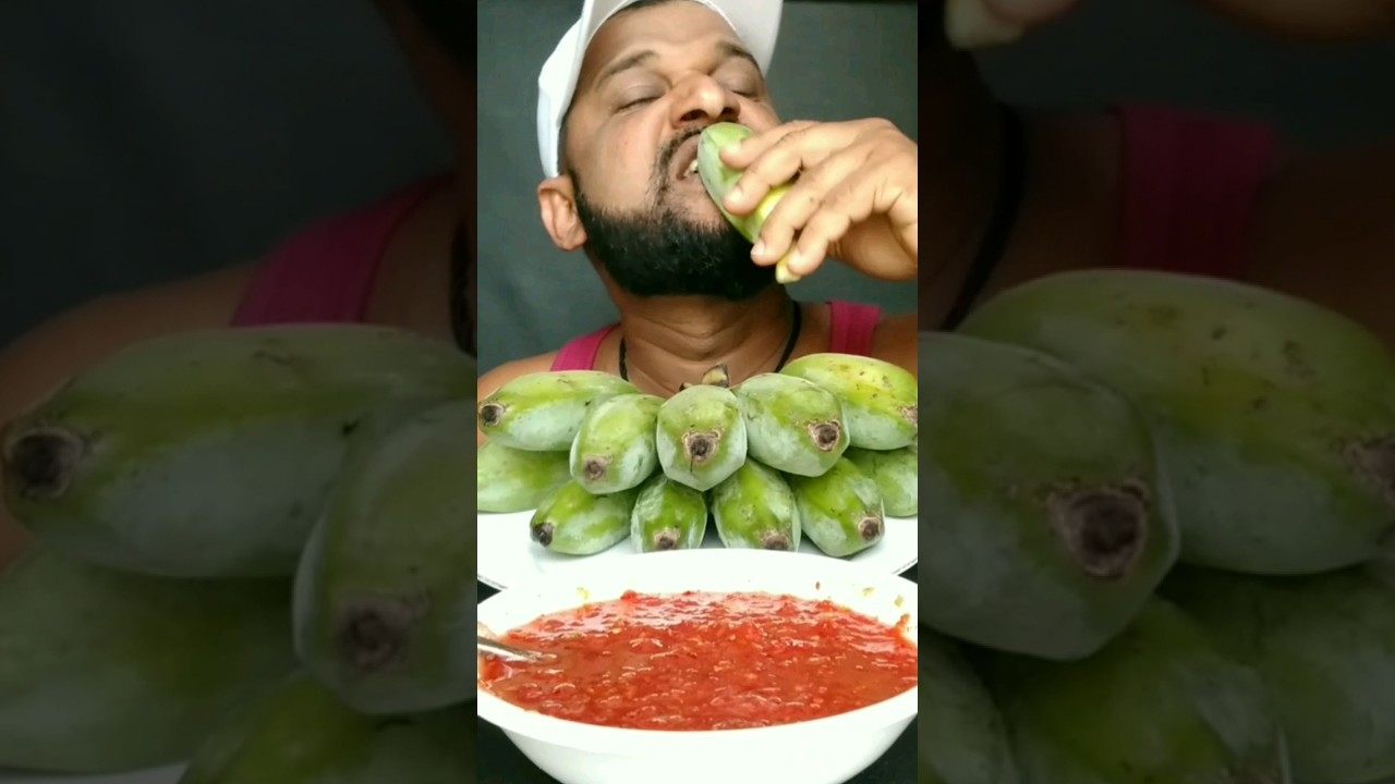 006 raw banana asmr eating challenge#shorts💖❤💝🔥