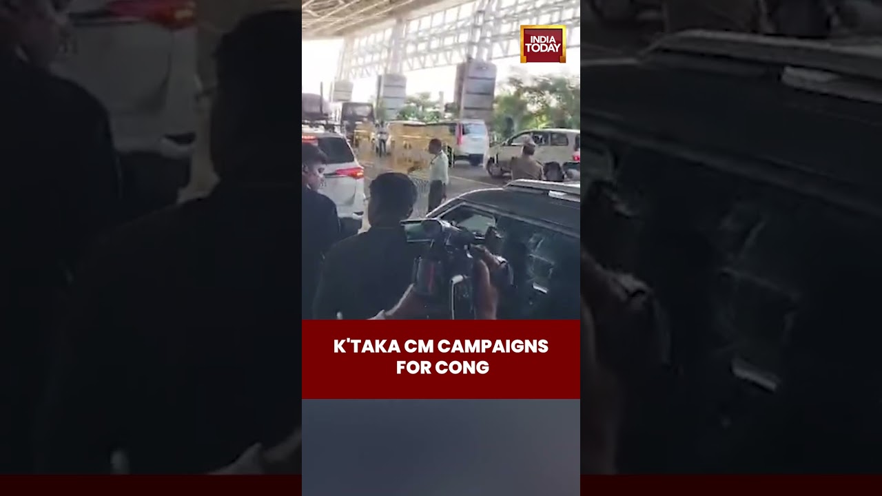 Karnataka CM Siddaramaiah Begins Campaign Rally, Receives Grand Welcome in Mangaluru