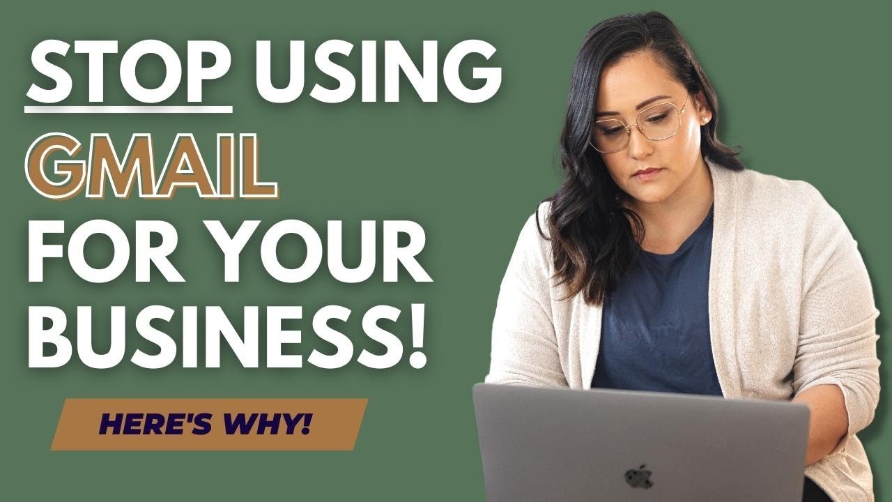 STOP Using Your Gmail For Your Business Email - Do This Instead!