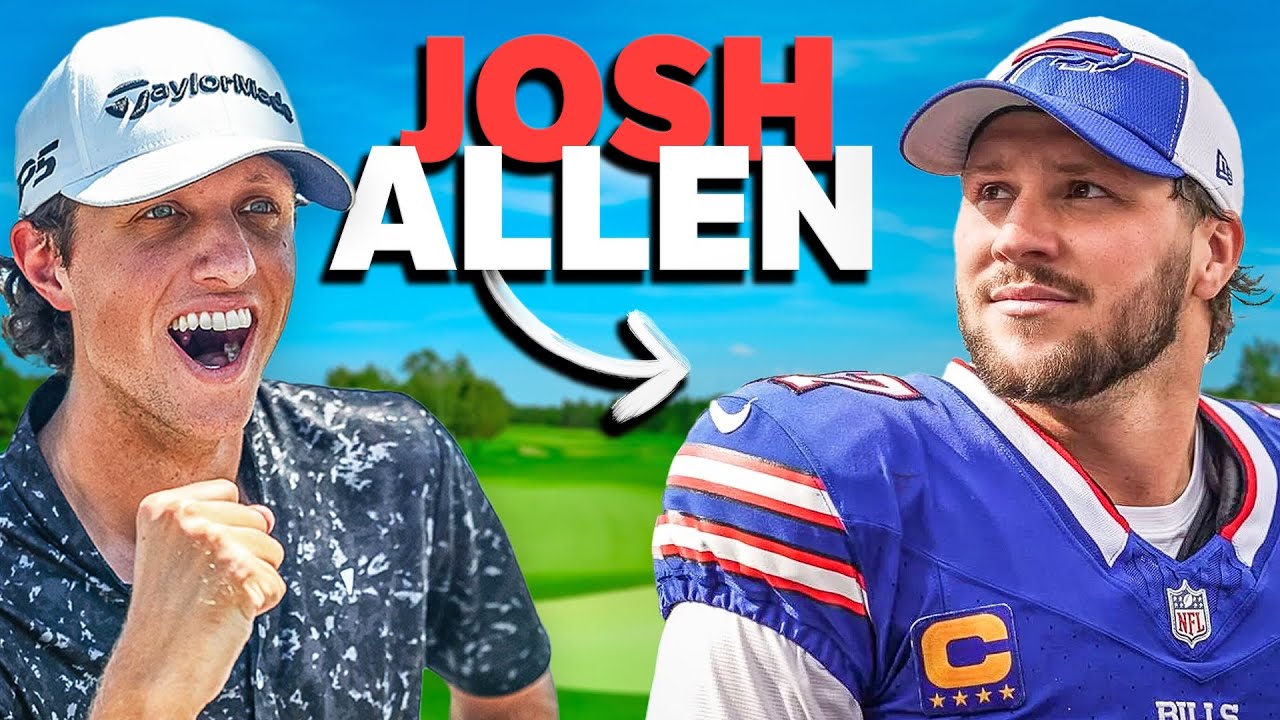 Josh Allen Challenged Me to a Golf Match!