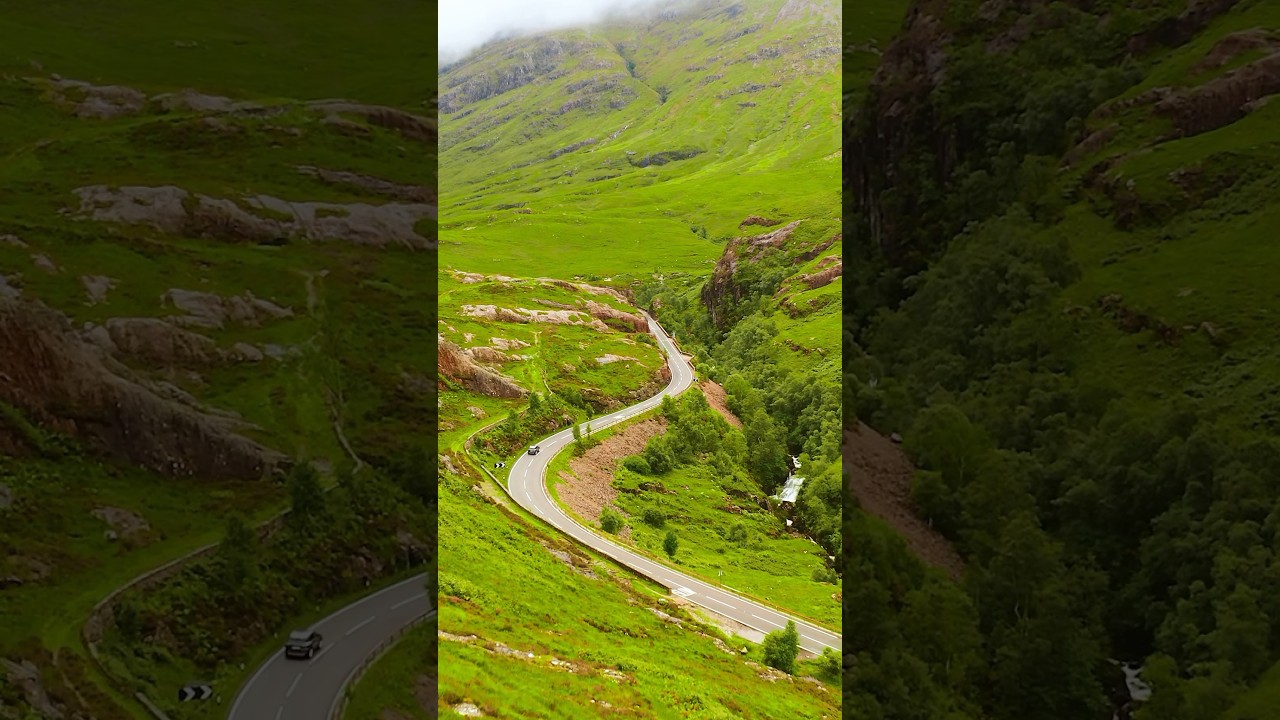 A82 THE HIGHLANDS, SCOTLAND 🏴󠁧󠁢󠁳󠁣󠁴󠁿 #roads #roadtrip #roadtripping #travel #cars #scotland