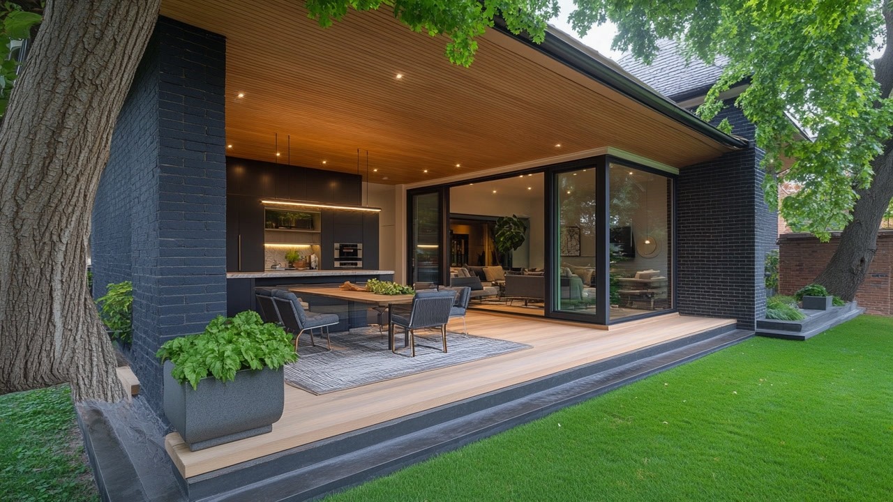 Realistic Modern Traditional House Tour Reveals Quiet Luxury Kitchen-to-Living Transition