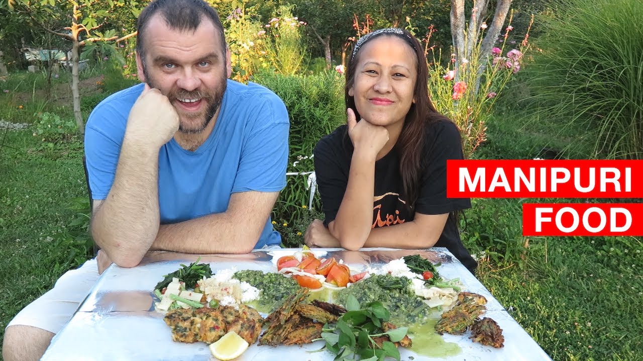 MUKBANG MANIPURI FOOD/BORA/UTI ASANGBA/EROMBA/FISH CAKE AND ORGANIC TOMATO/EATING ON THE FARM