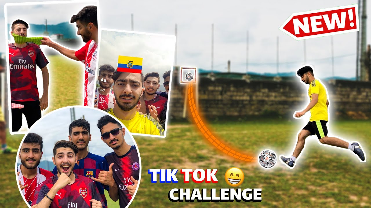 TikTok Challenge | چالش فوتبالی تیک تاک انجام دادیم🔥😀