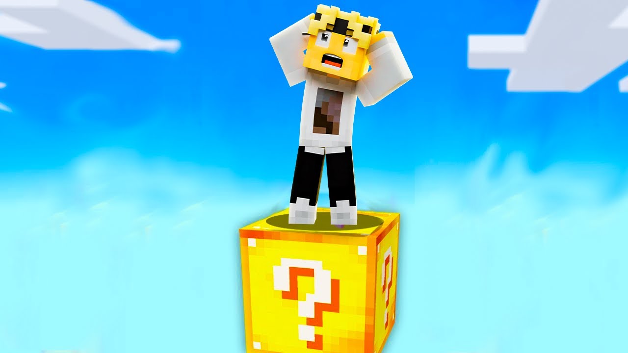 Minecraft DURCHSPIELEN auf EINEM LuckyBlock!