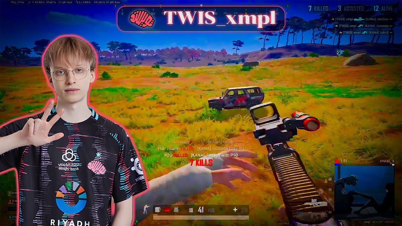 TWIS_xmpl#12 | 11 УБИЙСТВ Teago | РЕЙТИНГ ОТ ПЕРВОГО ЛИЦА | Профессиональный игрок PUBG