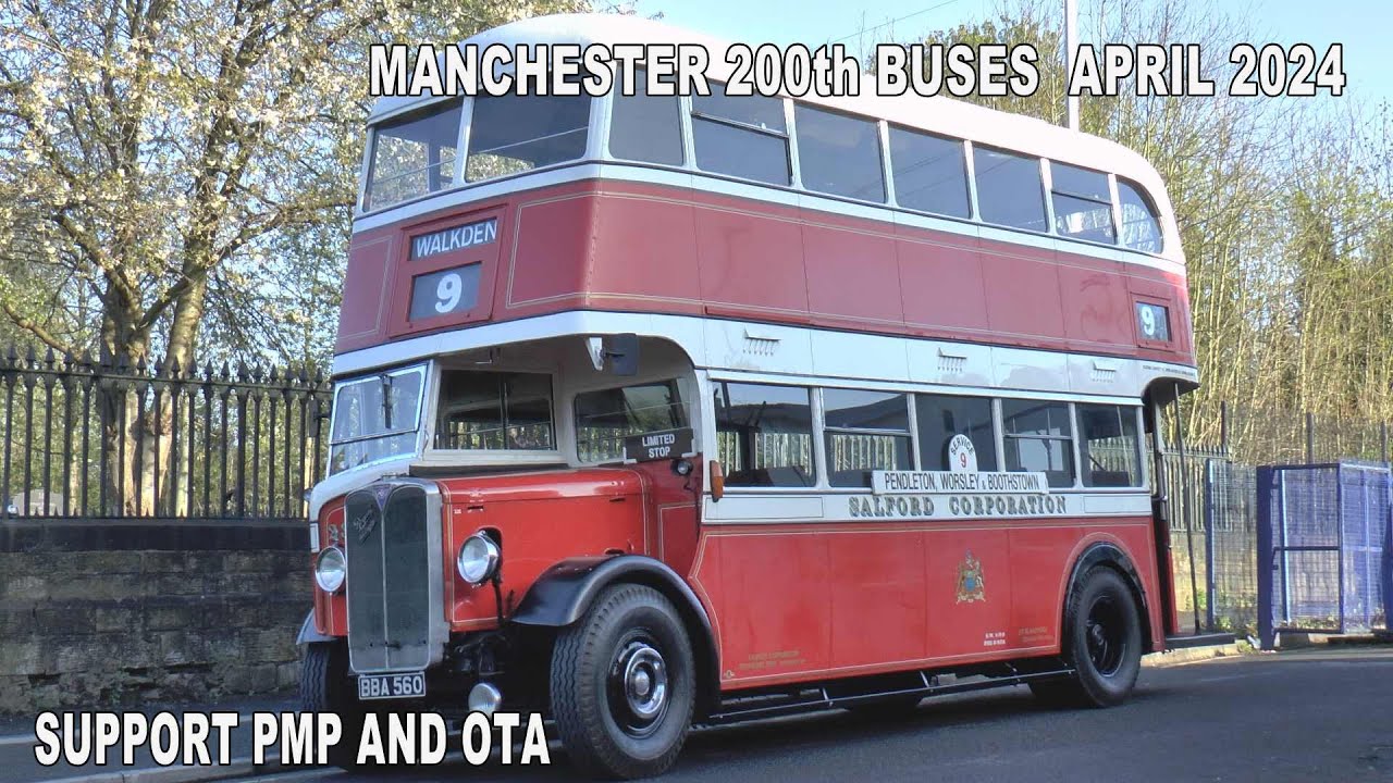 MANCHESTER 200th anniversary of first bus services April 2024