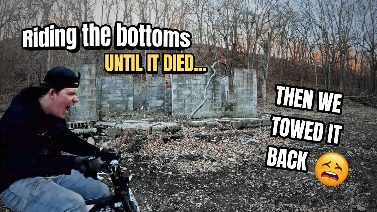 Riding the Bottoms Until It Died… Then We Towed It Back 😬| Part 1
