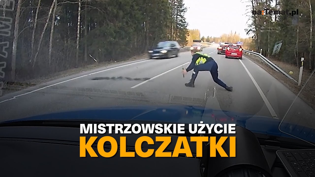 Zobacz jak policja zatrzymuje niebezpiecznego kierowcę w Estonii!
