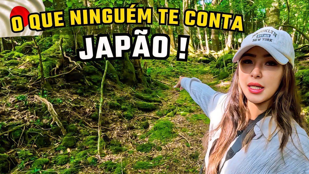 Fizemos uma trilha na floresta Aokigahara Jap&atilde;o