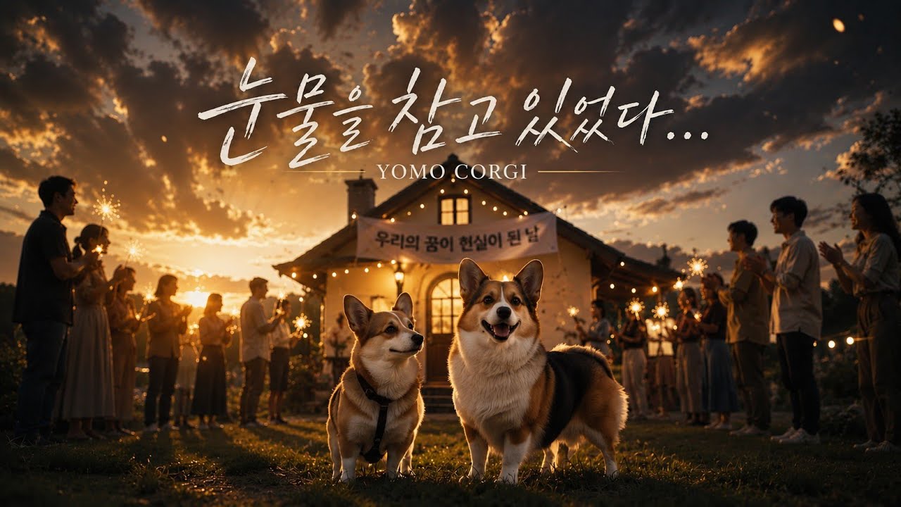 YOMO CORGI - 눈물을 참고 있었다… (꿈이 아닌 현실이라서, 더 행복해서) #자작곡