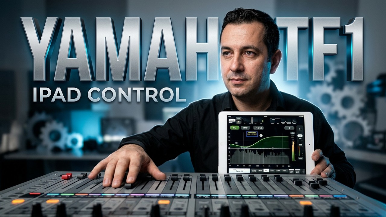 YAMAHA TF1 digital mixer & iPad www.lydaly.ro by IULIK STIL