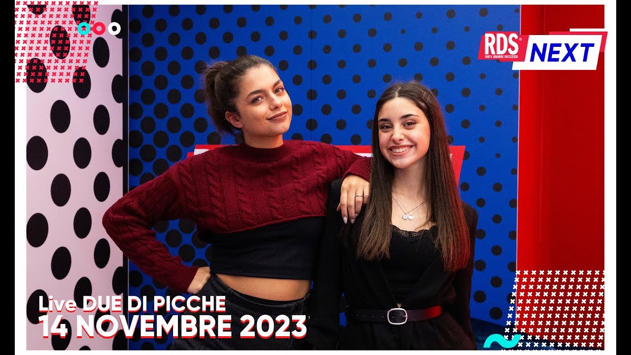 Iris Di Domenico e Alice Muzza con il personaggio famoso di oggi  - DUE DI PICCHE 13/11/2023