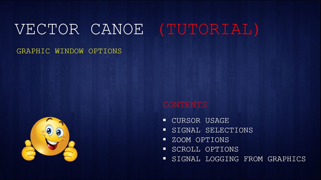 Vector CANoe Graphic Window Analysis Option