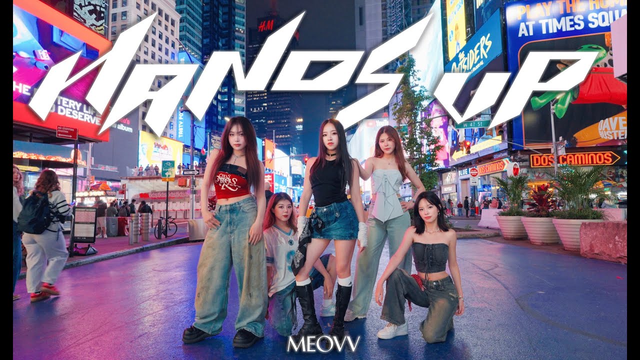 [KPOP IN PUBLIC NYC] MEOVV - ‘Hands Up’ Dance Cover in NYC Times Square
