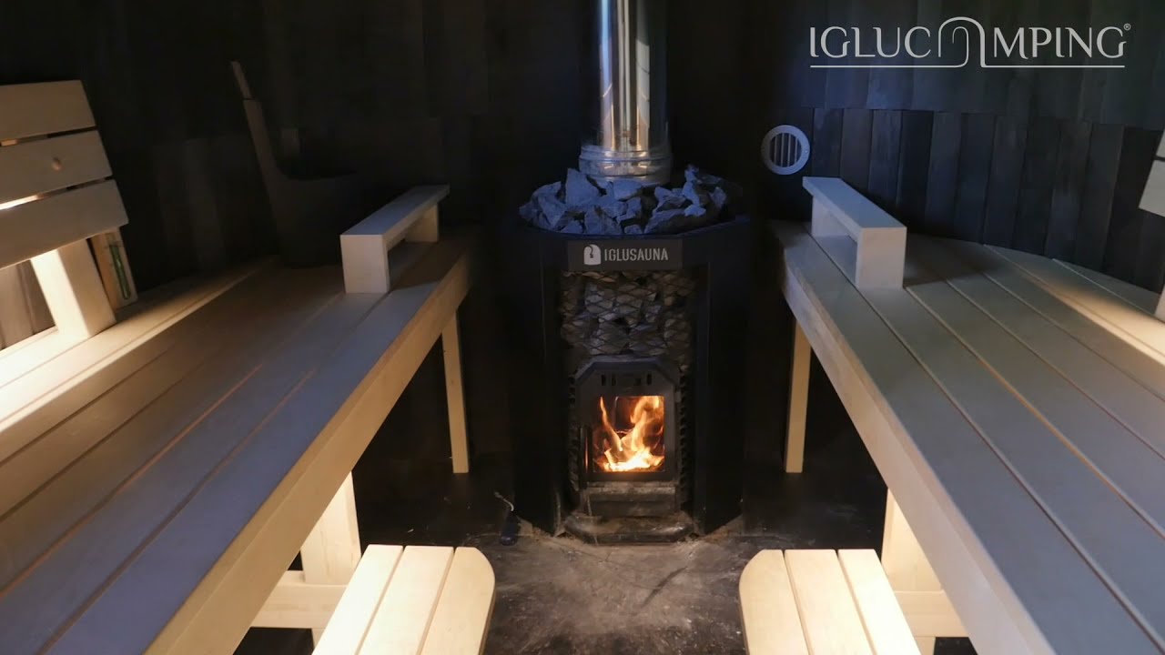 Die Iglusauna benutzen & einheizen - IGLUCAMPING Allgäu-Bodensee
