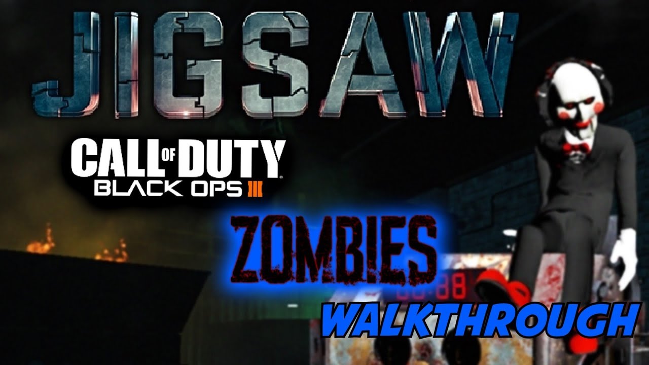 JIGSAW: Zombies Custom Map (COD Black Ops 3 Walkthrough and Funny Moments)