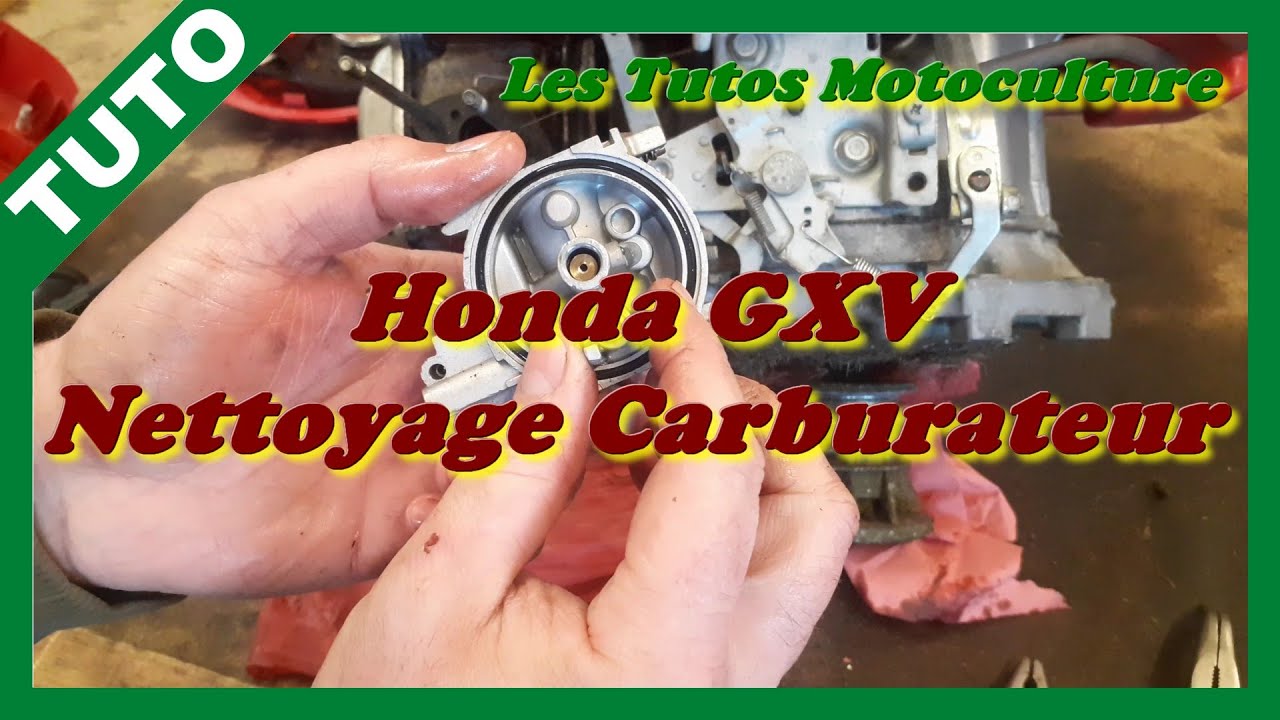 Honda GXV , Démontage et nettoyage carburateur