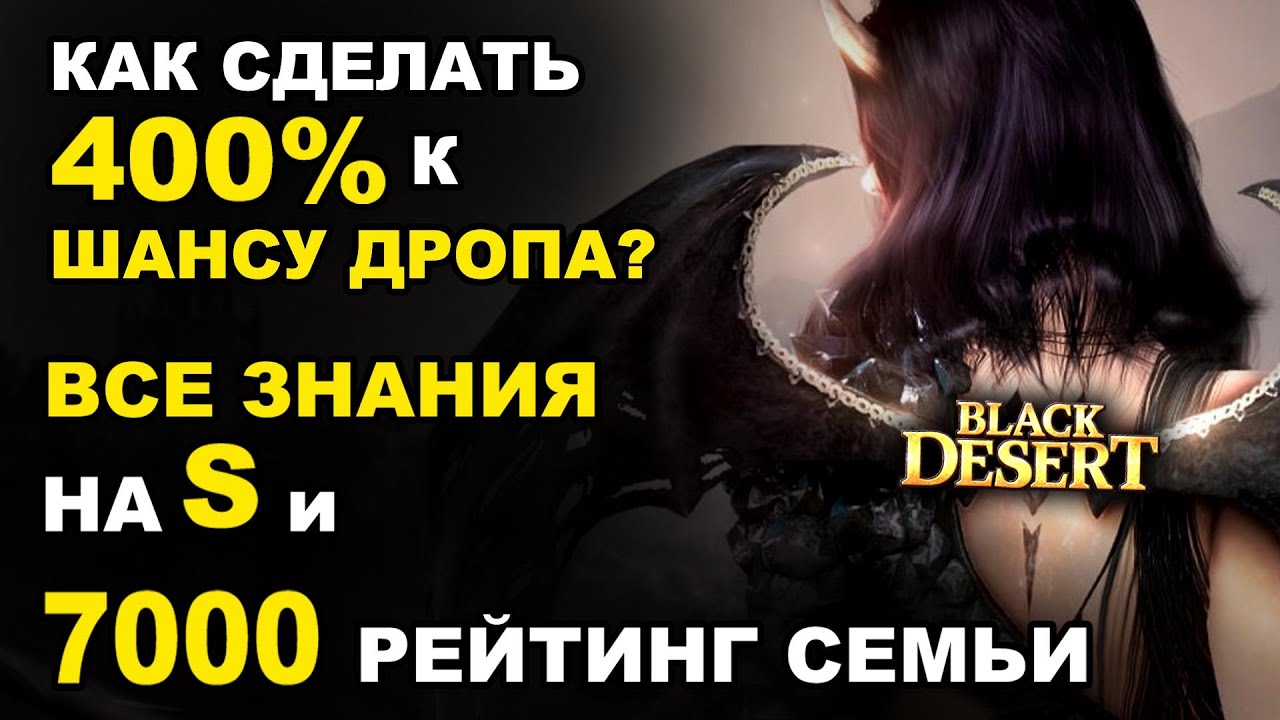 400% к шансу дропа: Знания, рейтинг и БАФЫ в БДО (BDO - Black Desert