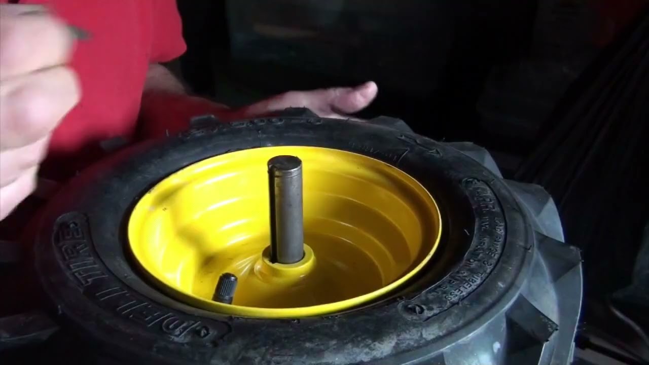 Wolf G. Cart Gebrauchte Hinterräder zur Montage vorbereiten