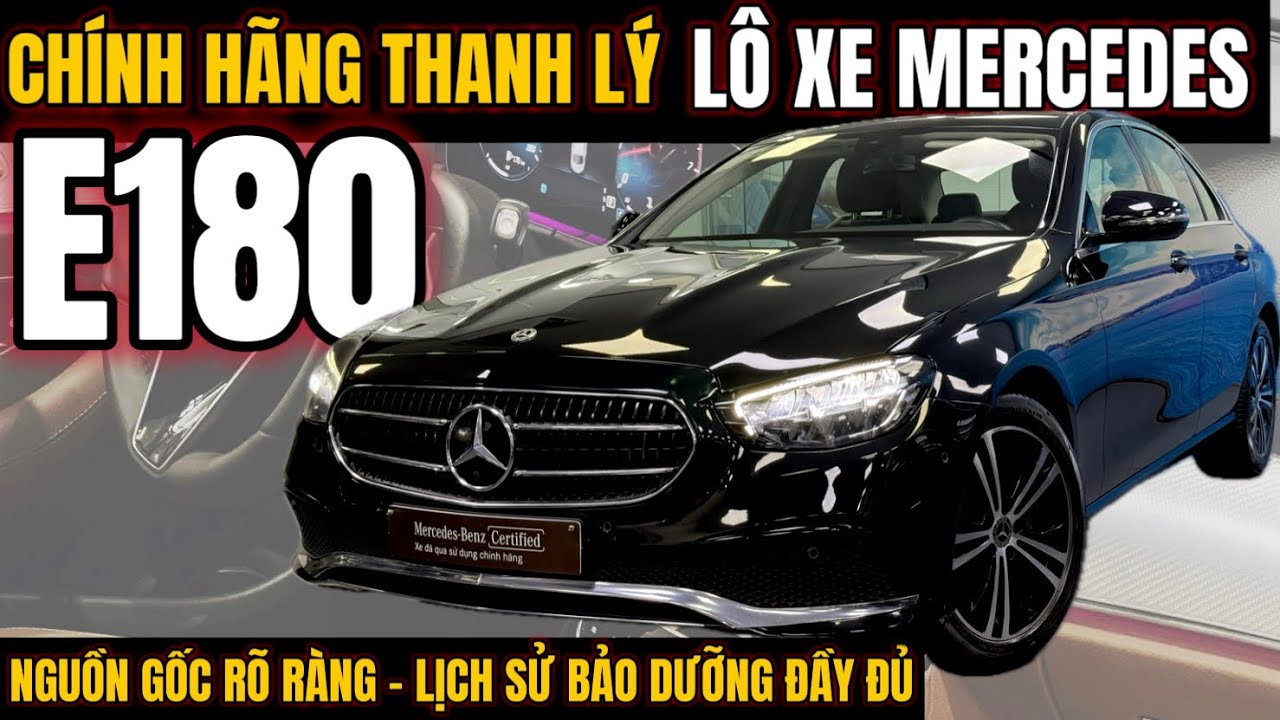 MERCEDES E180 - L&ocirc; xe Ch&iacute;nh H&atilde;ng cần thanh l&yacute; GI&Aacute; CỰC TỐT 
