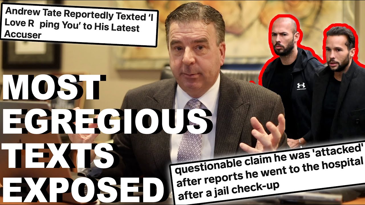 ANDREW TATE Appeal DENIED Now Facing 180 Days, NEW EGREGIOUS INCRIMINATING MESSAGES, Hospital STUNT