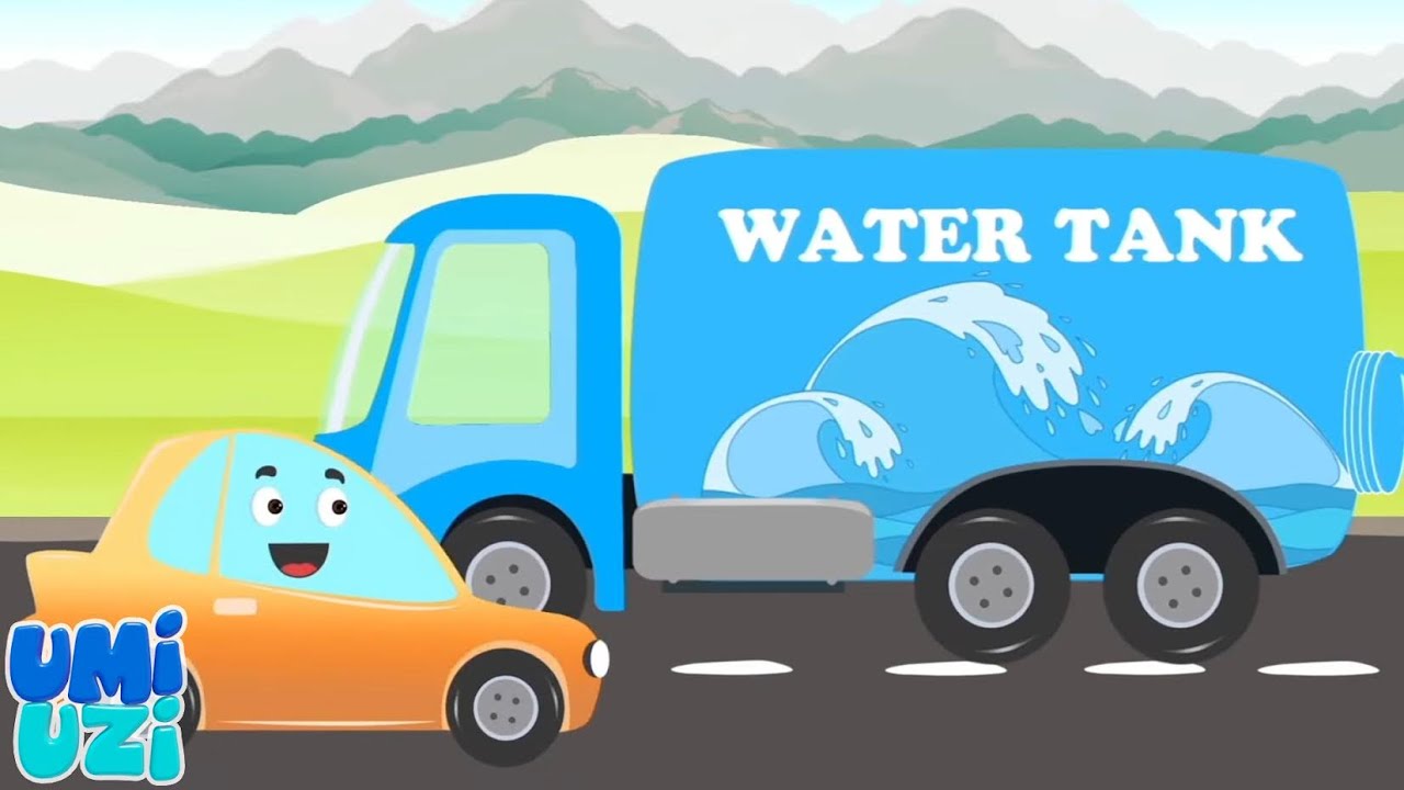 Broom Teaches Vehicles + More Learning Videos And Car Cartoon by Umi Uzi