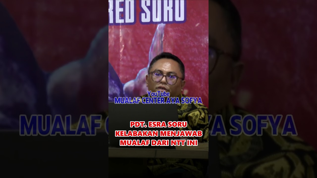 PDT. ESRA SORU KELABAKAN MENJAWAB MUALAF&nbsp;DARI&nbsp;NTT&nbsp;INI