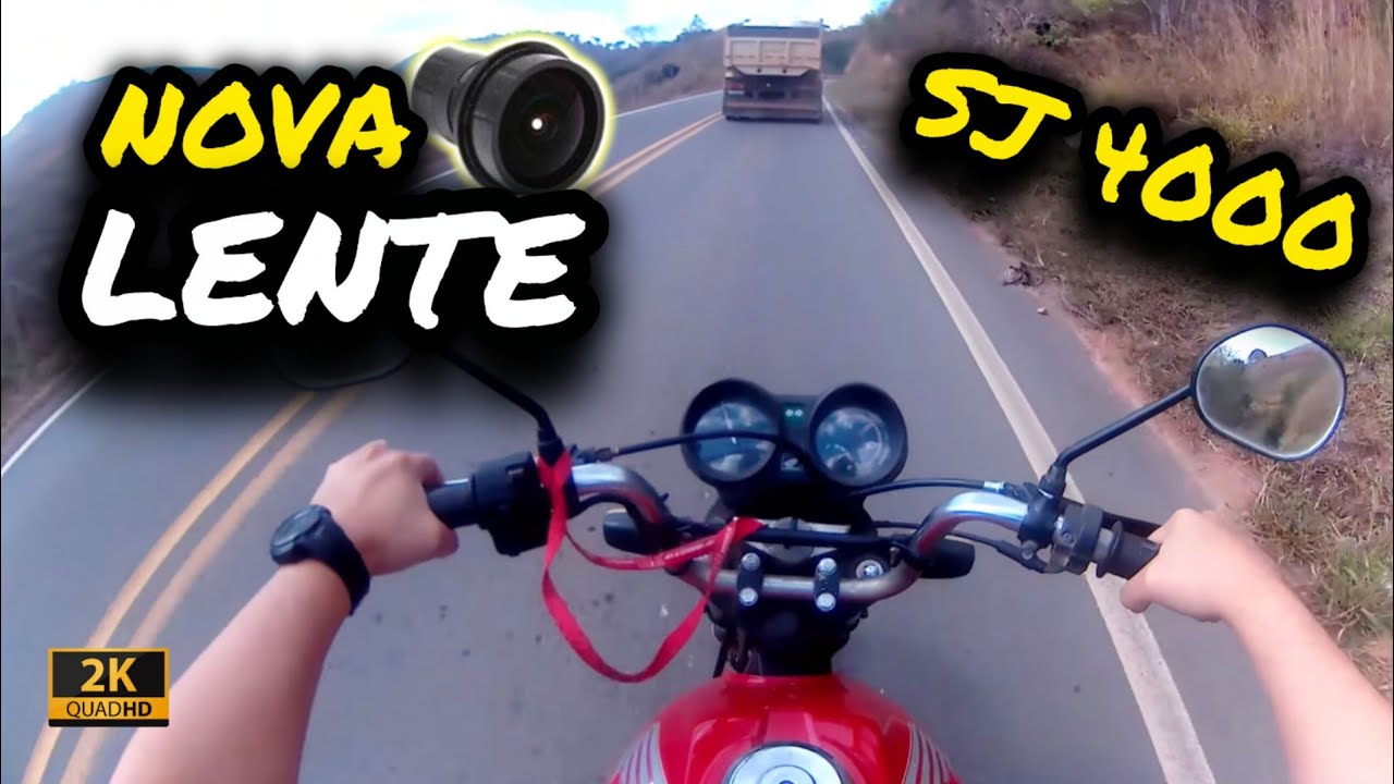 TESTE - NOVA LENTE SJCAM 4000
