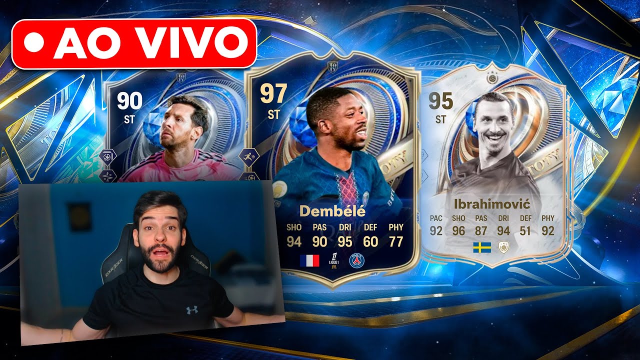 🚨AO VIVO! TOTY no NOVO PACOTE! ULTIMATE TEAM EAFC 26