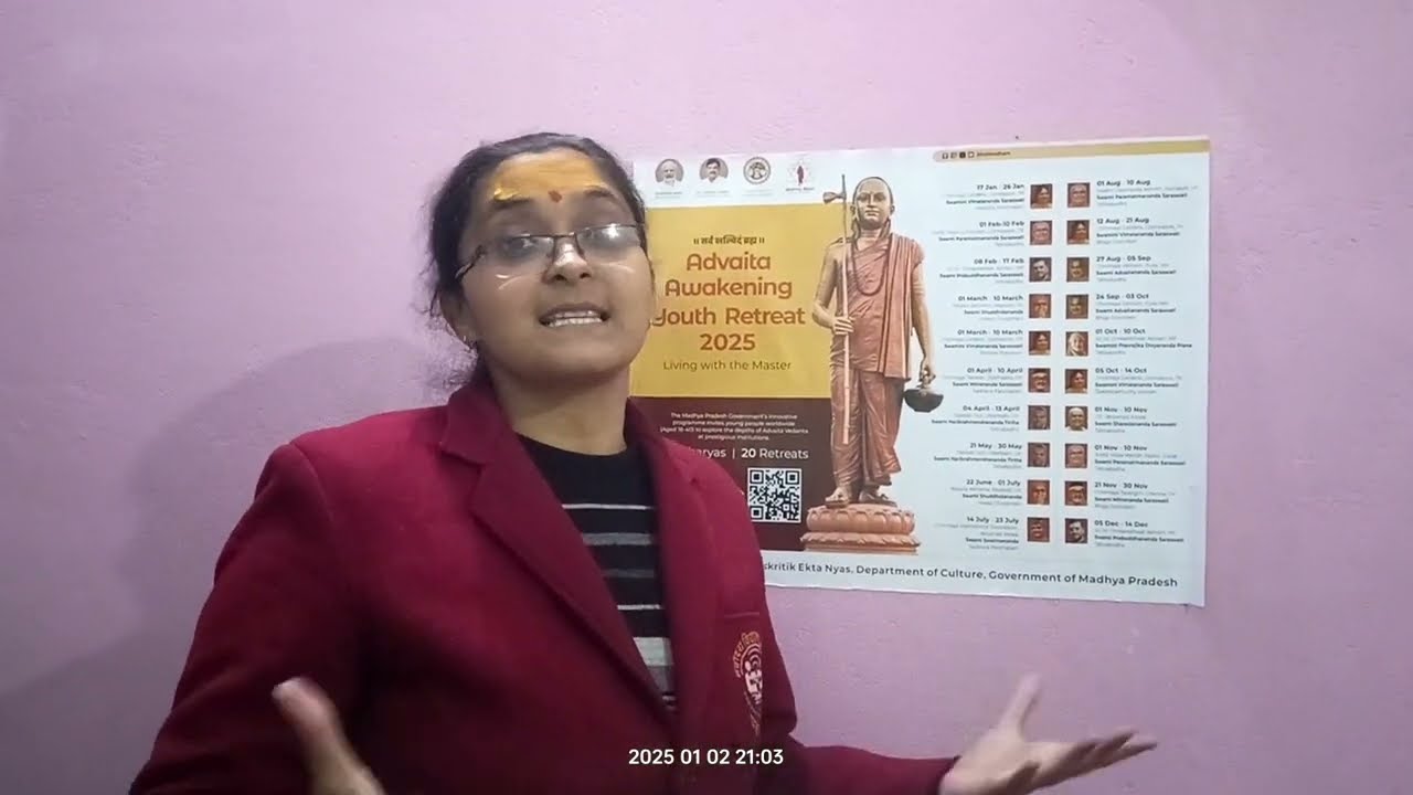 Information Of AYC  camp organised by @EkatmaDham ACHARYA SHANKAR SANSKRITIK EKTA NYAS