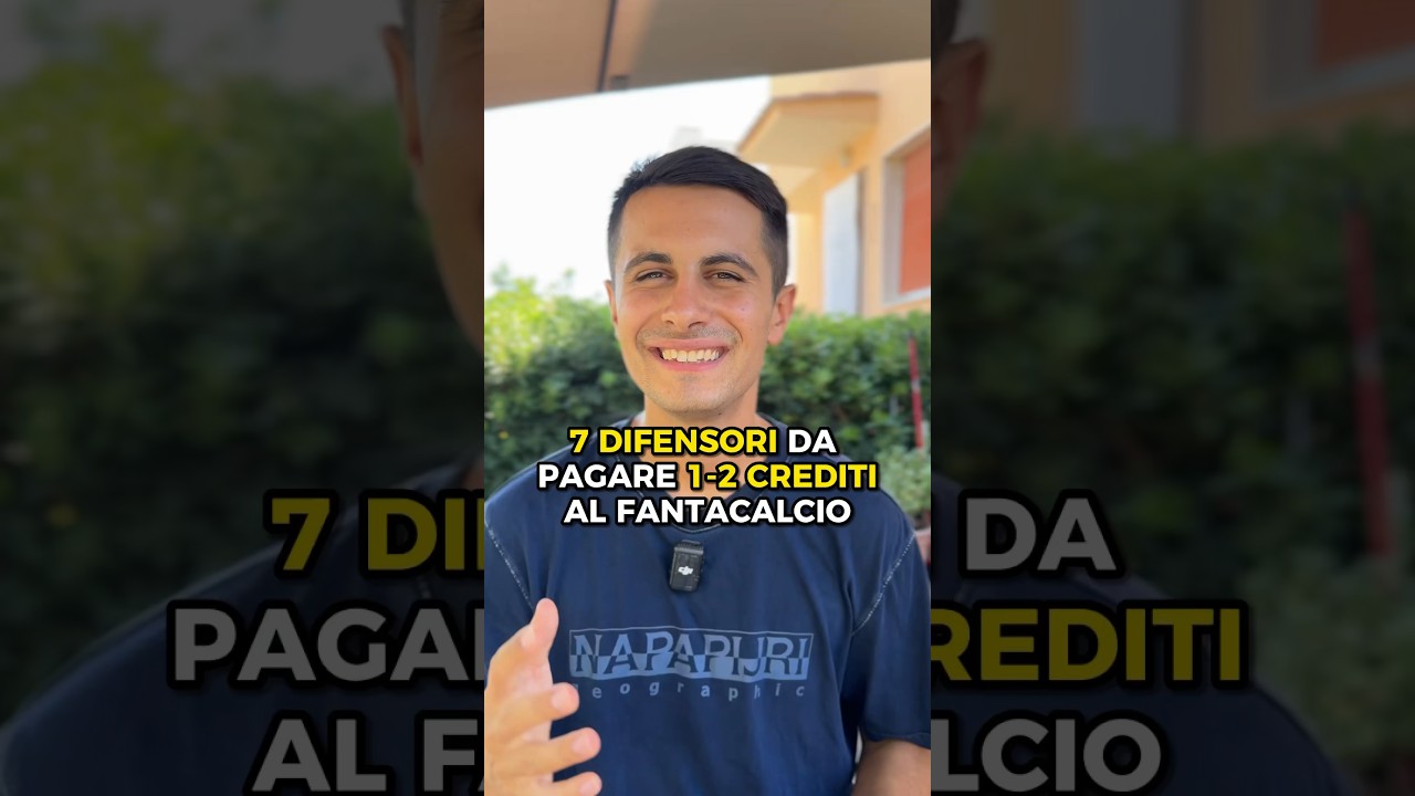 7 difensori da 1-2 crediti, con i prezzi di FantaGOAT 🐐 #calcio #fantacalcio #astafantacalcio