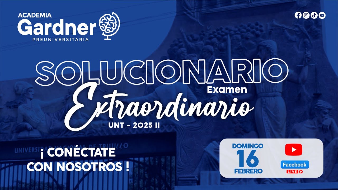 ✅SOLUCIÓN EXAMEN EXTRAORDINARIO | ADMISIÓN UNT 2025 - II | GEOGRAFÍA - ÁREAS A, B, C y D