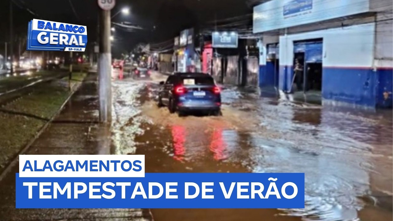 Tempestade de verão causa estragos em Campos do Jordão (SP)