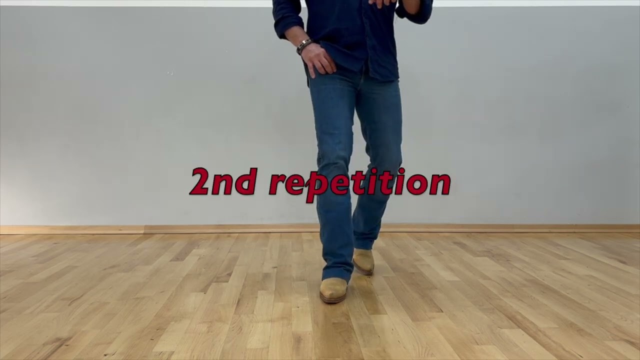 COLORADO BANJO country line dance (Tutorial) by Adriano Castagnoli