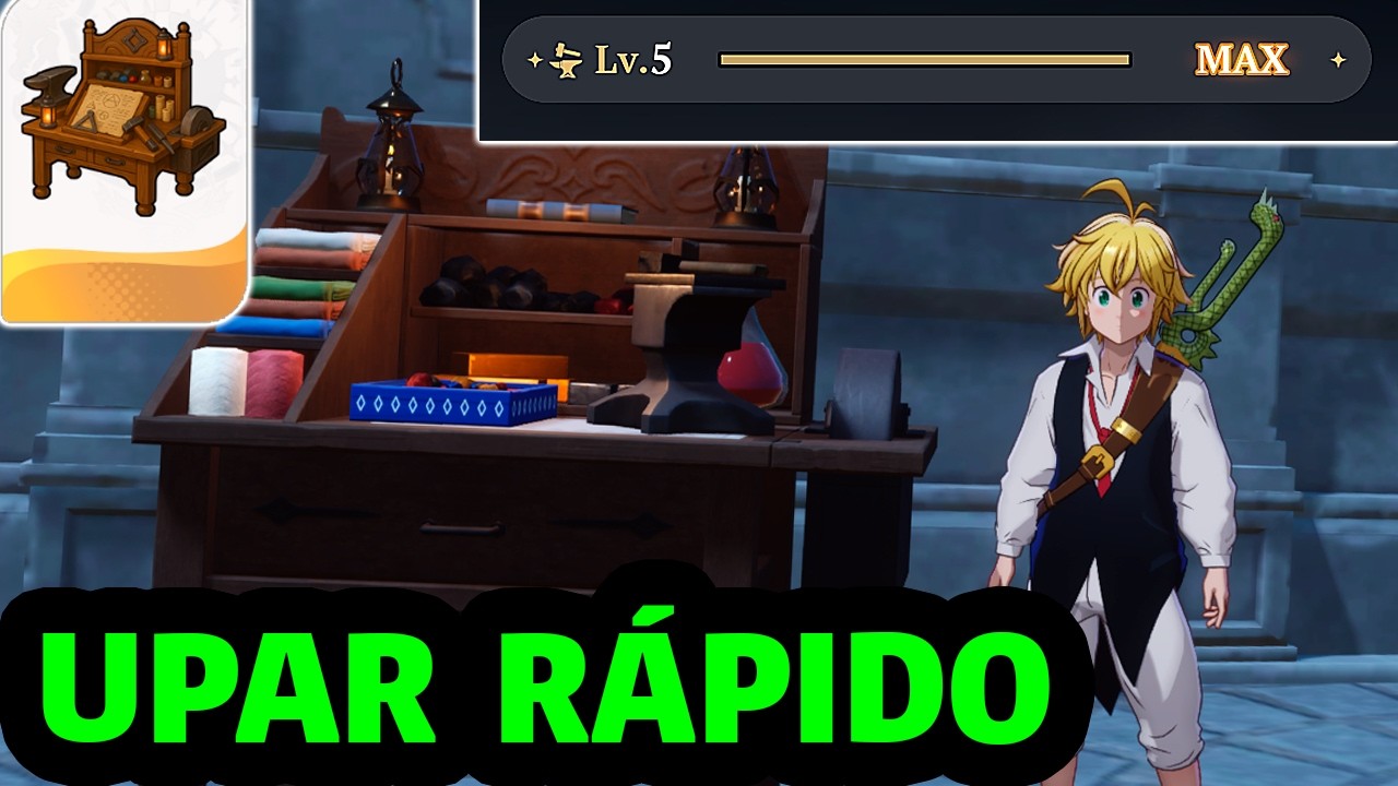 A MELHOR FORMA DE UPAR R&Aacute;PIDO SUA BANCADA E FARMAR AO MESMO TEMPO! - The Seven Deadly Sins Origin