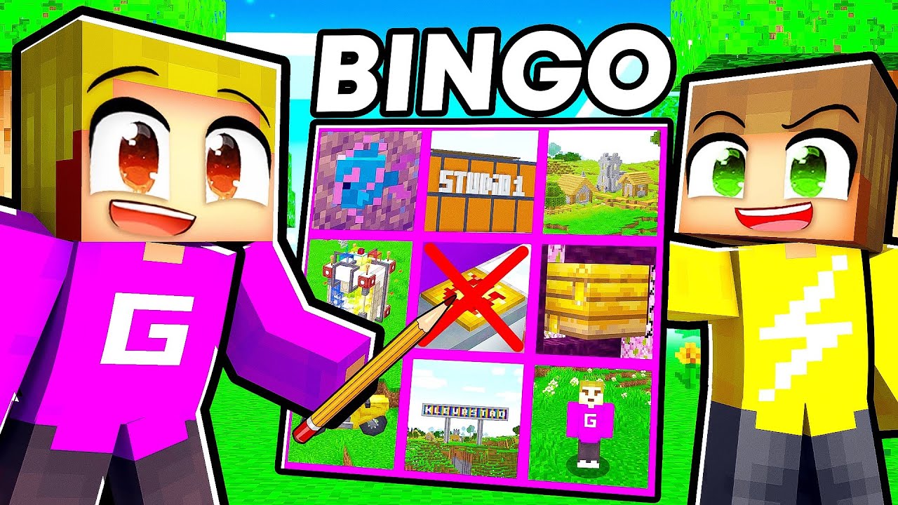 Wij Spelen FOTO BINGO In Minecraft! (Survival)