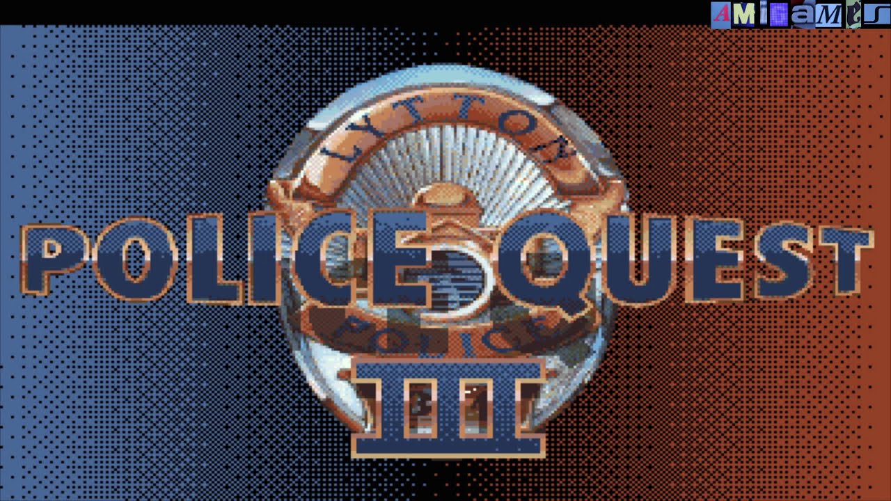 Police Quest 3 Remastered Amiga Game Intro