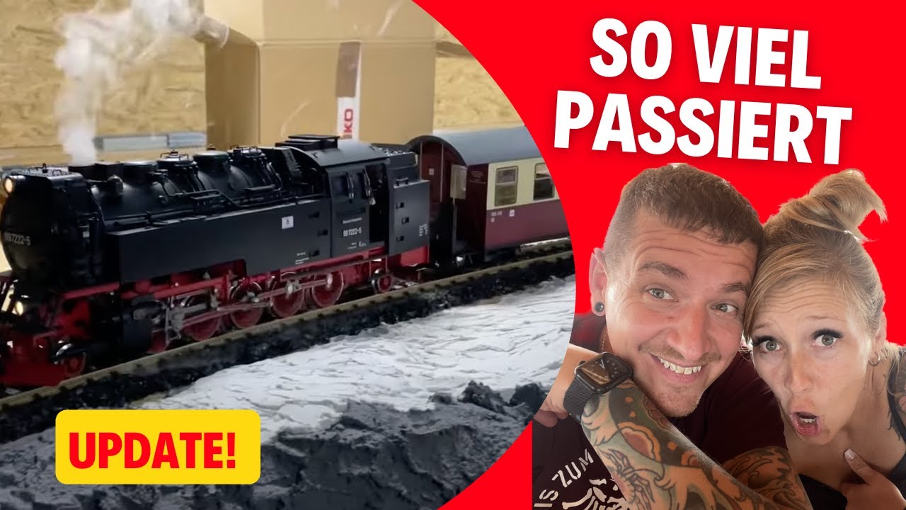 Mit HSB Dampflok 99 7222-5 durch den kahlen Harz /LGB Innenanlage Bastelupdate / Modelleisenbahn #25