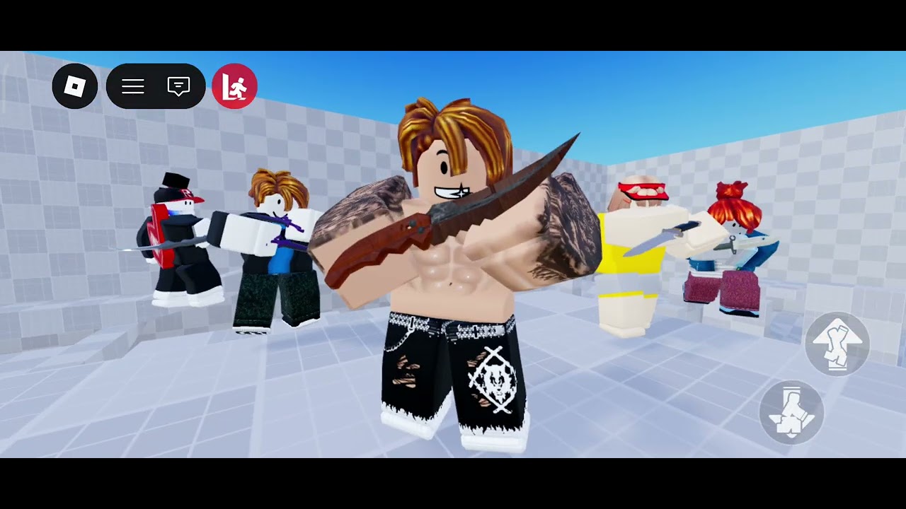 Playing:knife arena