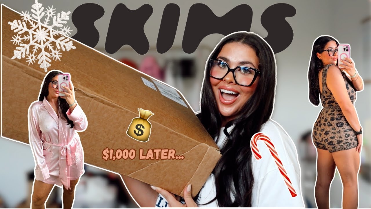 SKIMS holiday TRY ON haul! 🎄🎁 | Worth it? *winter 2024*