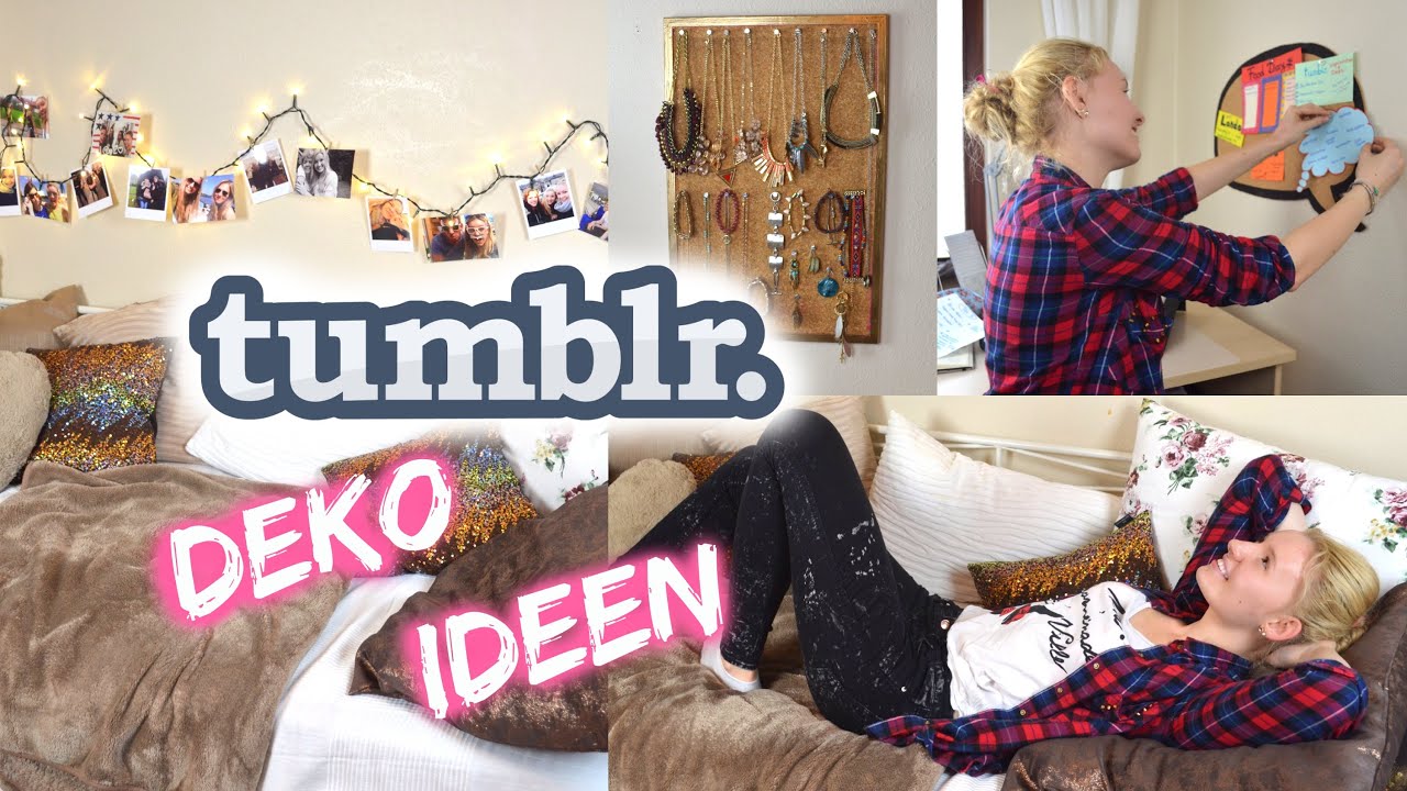 DIY TUMBLR inspirierte DEKO-IDEEN für's Zimmer!