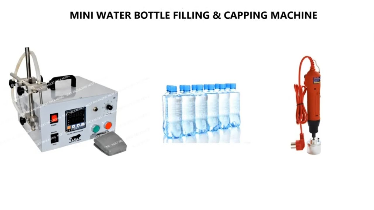 Small Water bottle Filling Machine | Cap Sealing Machine  | Water Packing Machine