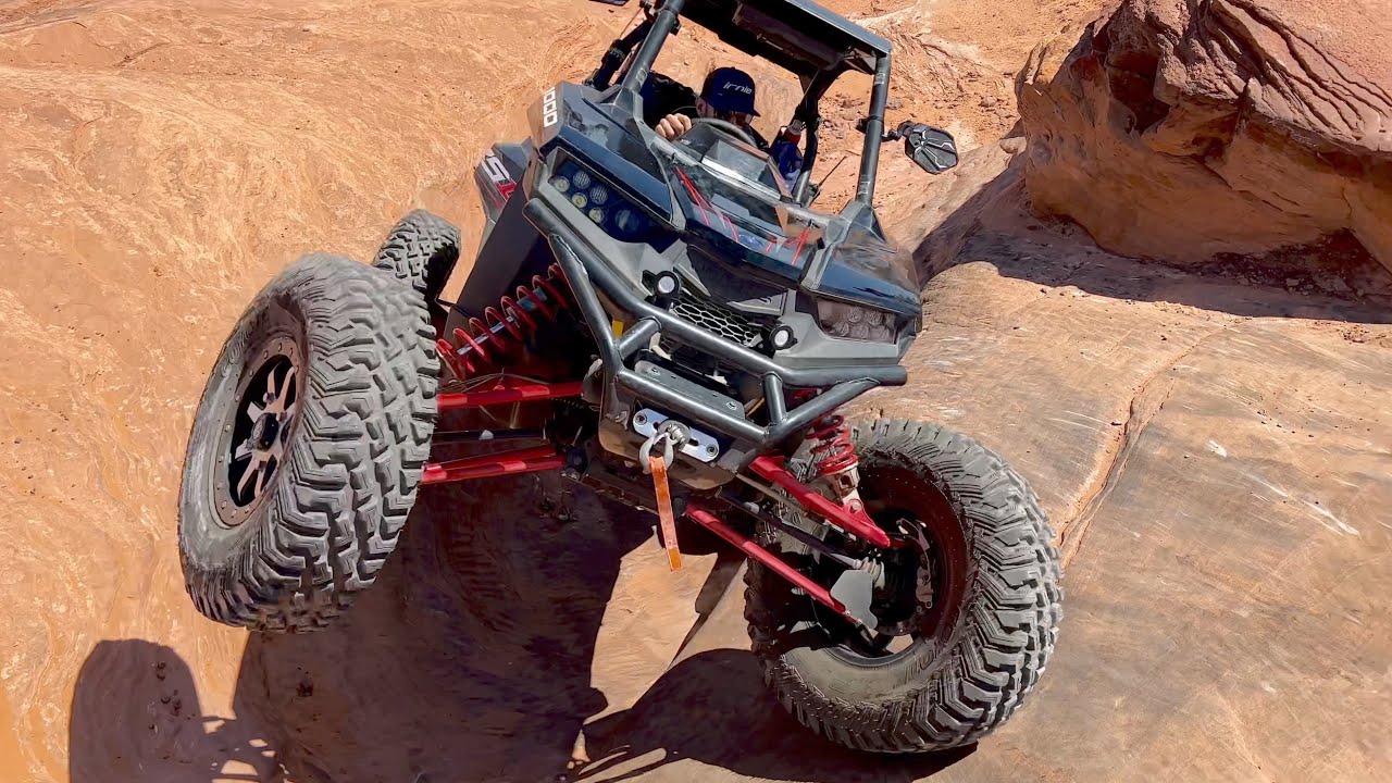 Jeeps vs RZR/RS1 on Milt’s Mile in Sandhollow Utah