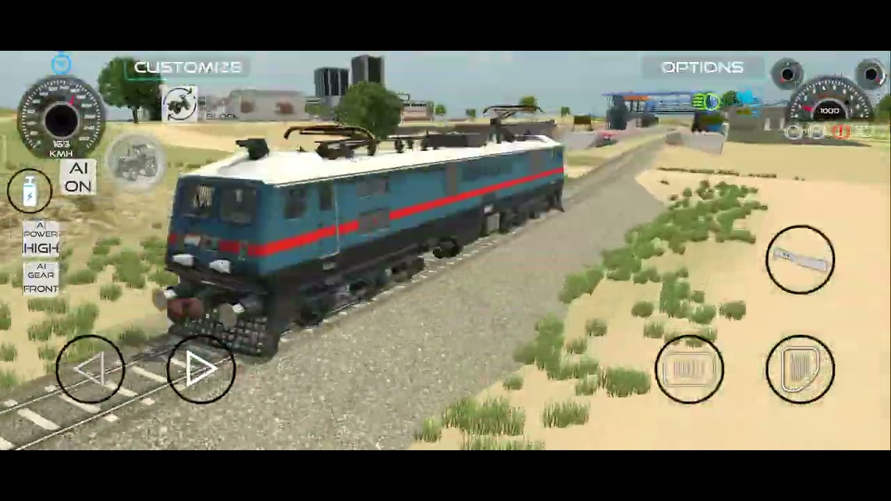 Train ko ches karte huye